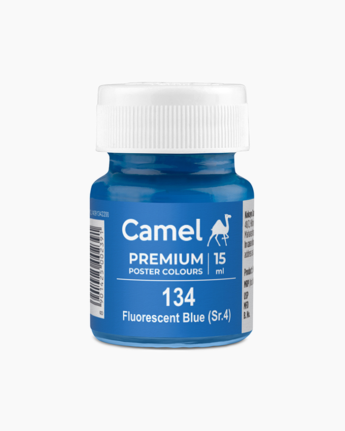 Fluorescent Blue Camel Premium Poster Colours
